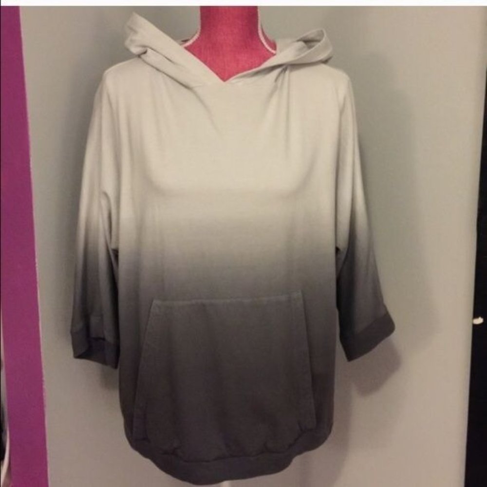 Young, Fabulous & Broke Ombré Hoodie 3/4 Sleeve